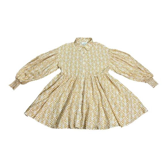 Aura The Label NWOT Linen Blend Mini Dress Size XS - Picture 2 of 5